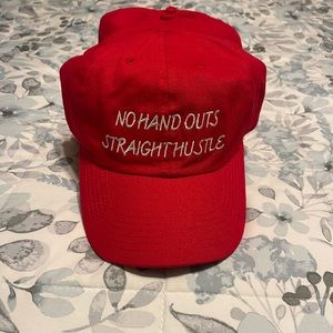 No handouts straight hustle hat